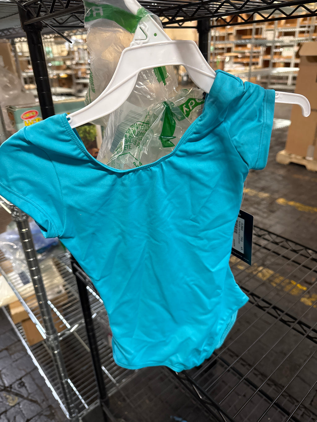 Bloch Girls Dujour Cap Sleeve Leotard  Color - turquoise