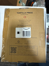 Alpha Living Tortilla Press – 8 Inch Cast Iron Quesadilla Maker – Heavy Duty Empanada Maker Press – Cast Iron Tortilla Maker for Kitchen, Home Use