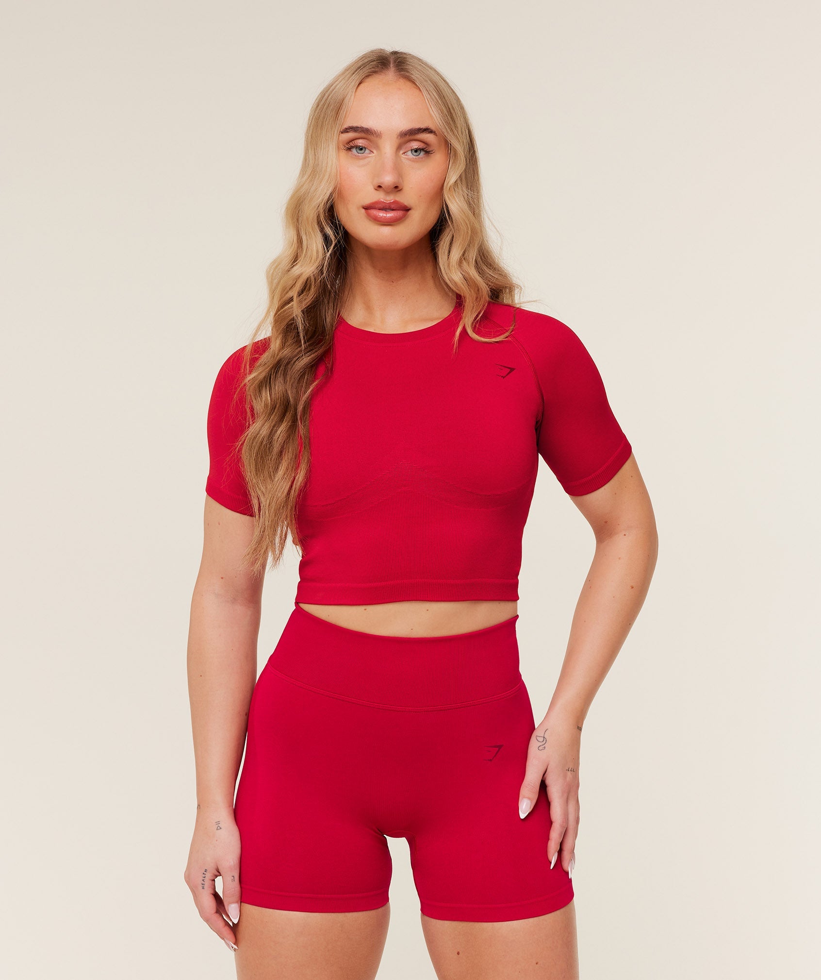 Gymshark Lift Seamless Short Sleeve Top-Women's Lg