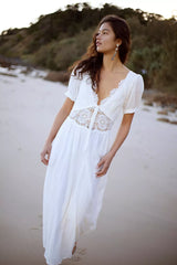 FP- All You Need Is Lace Midi Dress- WOMEN'S SMALL