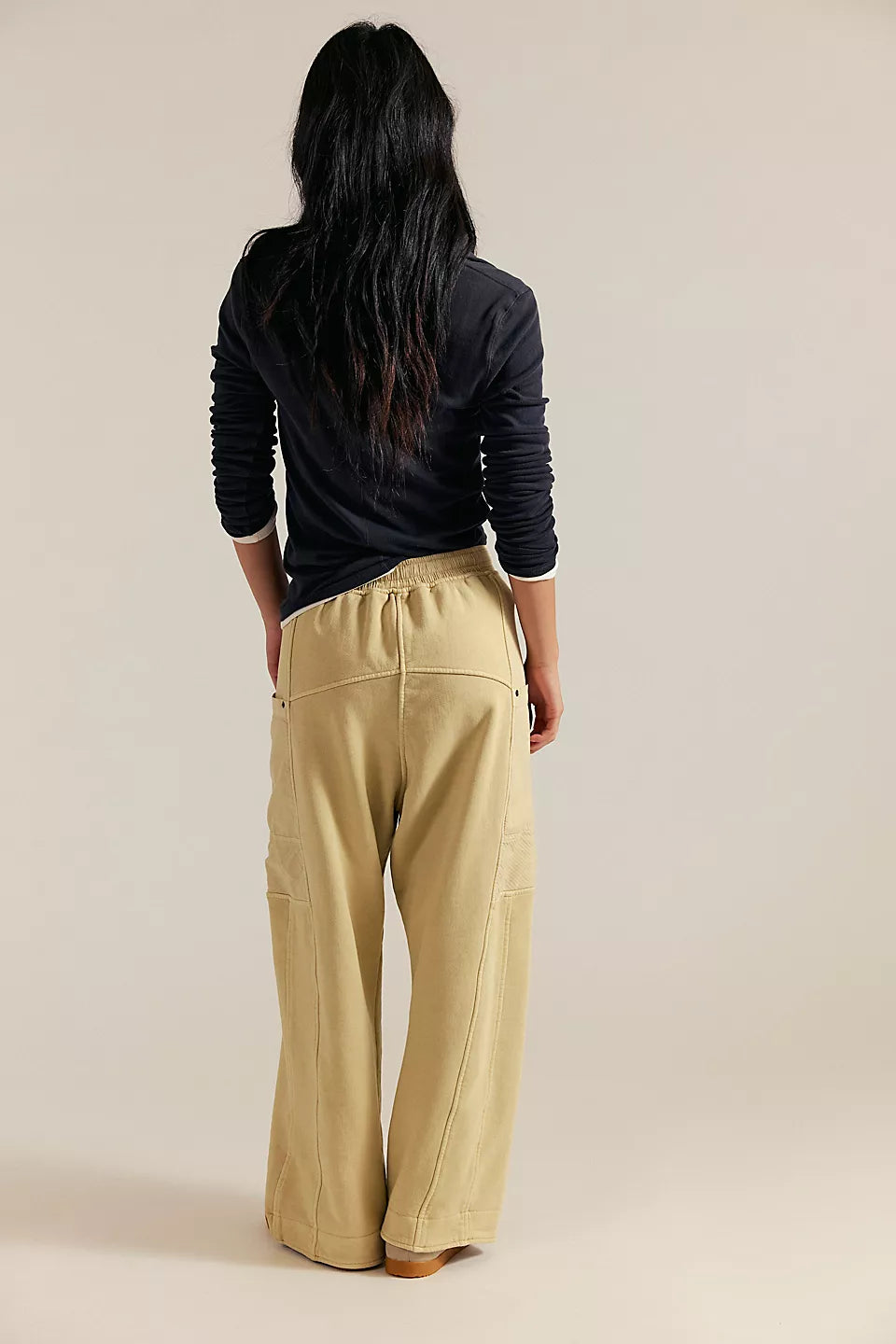 Free People We The Free Jet Set Knit Pull-On Pants Size: M