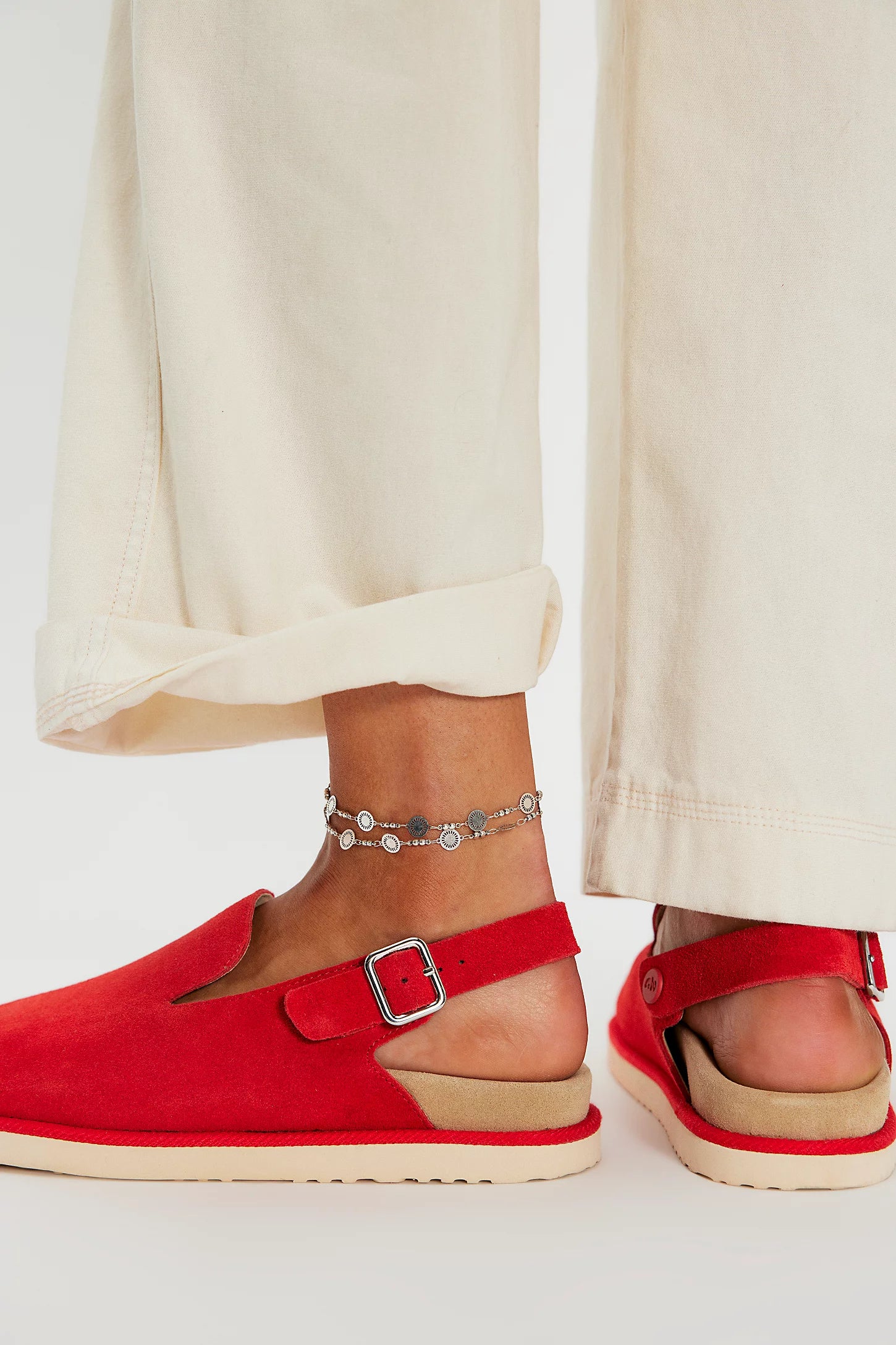 GOOD NEWS Women's Frank Mule in Red - 10