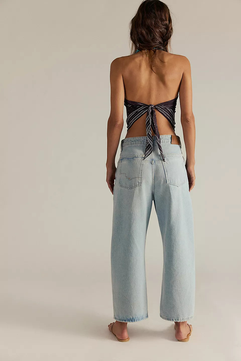 Free People We The Free Deep Trance Dropped Boyfriend Jeans Size: 29