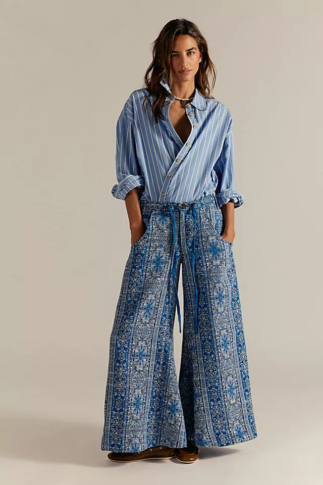 Dahlia Wide-Leg Pants Size 2