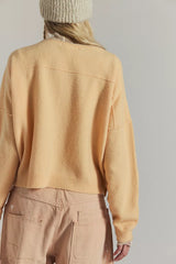 Free People See Me SoftSpun Pullover Cream Blush Size: XS