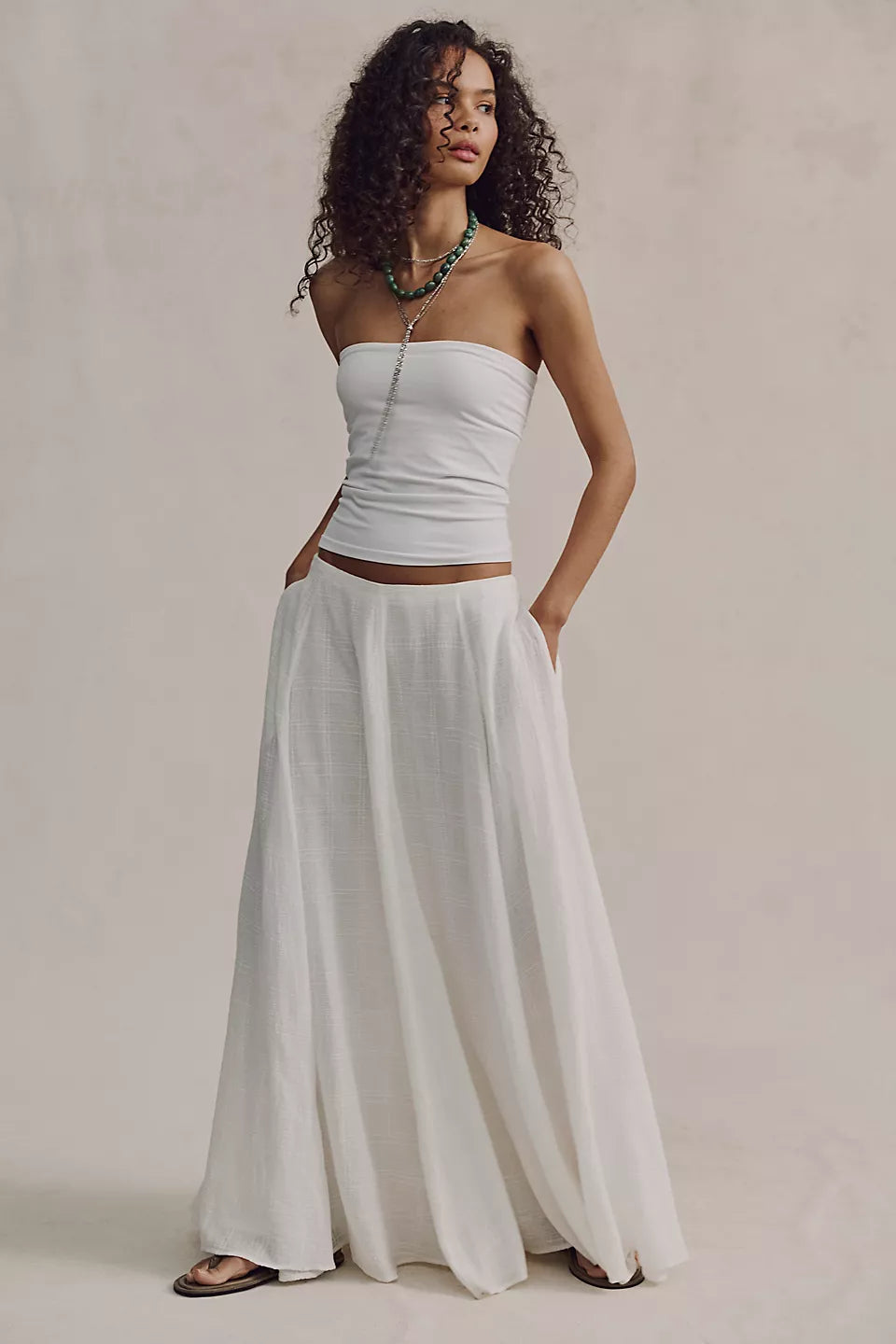 Ives Solid Maxi Skirt WOMEN'S XS