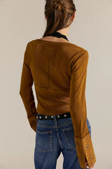 Free People We The Free Night Belle Cuff Top