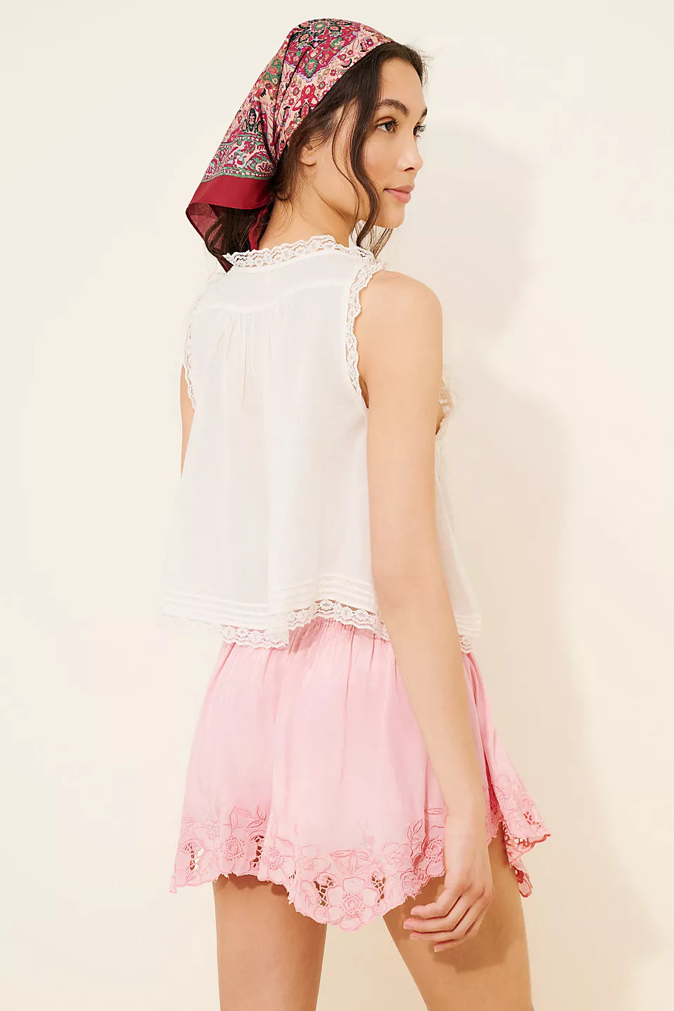 FREE PEOPLE Bali Little Dreamer Shorts- SMALL/PINK