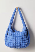 FP MOVEMENT -Quilted Carryall Bag - Blueberry