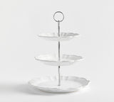 Monique Lhuillier Juliana Scalloped Three Tiered Stand