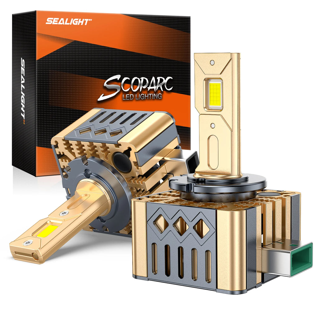 SEALIGHT® SD1 D3S Super Bright 6000K Headlight Bulbs-2Pcs