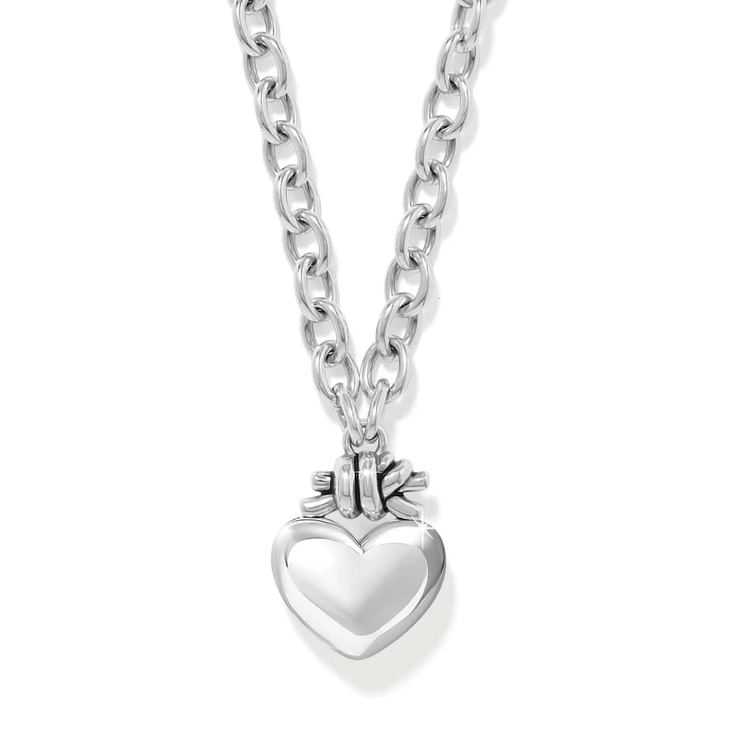 Interlok Love Knot Large Heart Necklace by Brighton