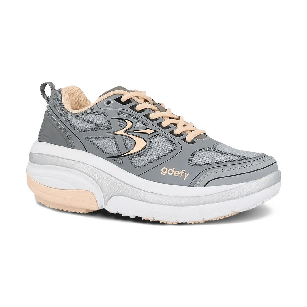 Women's Grey/Peach ION Wide. (US-10)