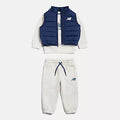 NB 3 Piece Crew Jogger Vest Set - 24M