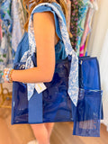CASE-MATE Jelly Tote Bag in Something Navy | Large