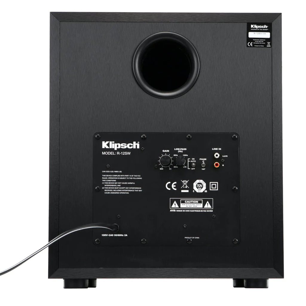 Klipsch Reference R-12SW 12" 400W All-Digital Powered Subwoofer