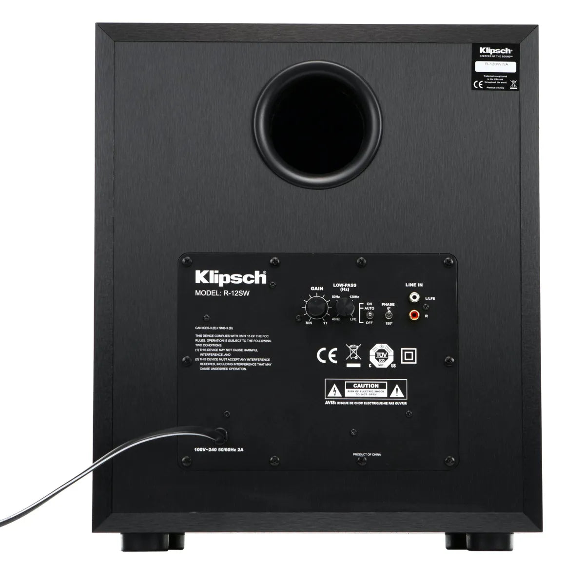 Klipsch Reference R-12SW 12" 400W All-Digital Powered Subwoofer
