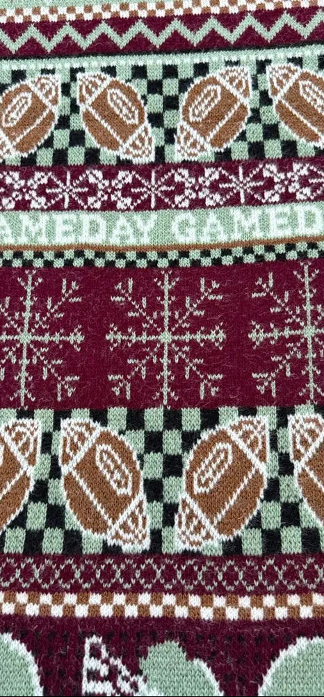 Mariel Scarf by Anthropologie - Football Fairisle - One Size