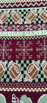 Mariel Scarf by Anthropologie - Football Fairisle - One Size