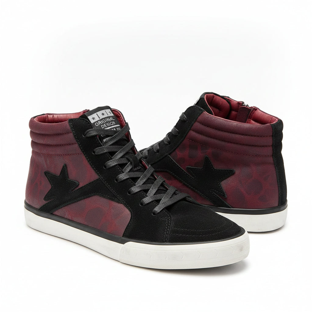 Vintage Havana Women's Salinas High-top Sneakers - Wine/Black