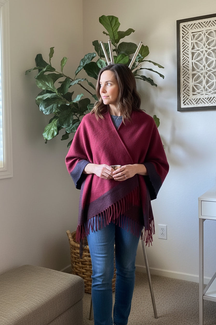 Women's Cozy Poncho by Banana Republic - Cinnamon - One Size