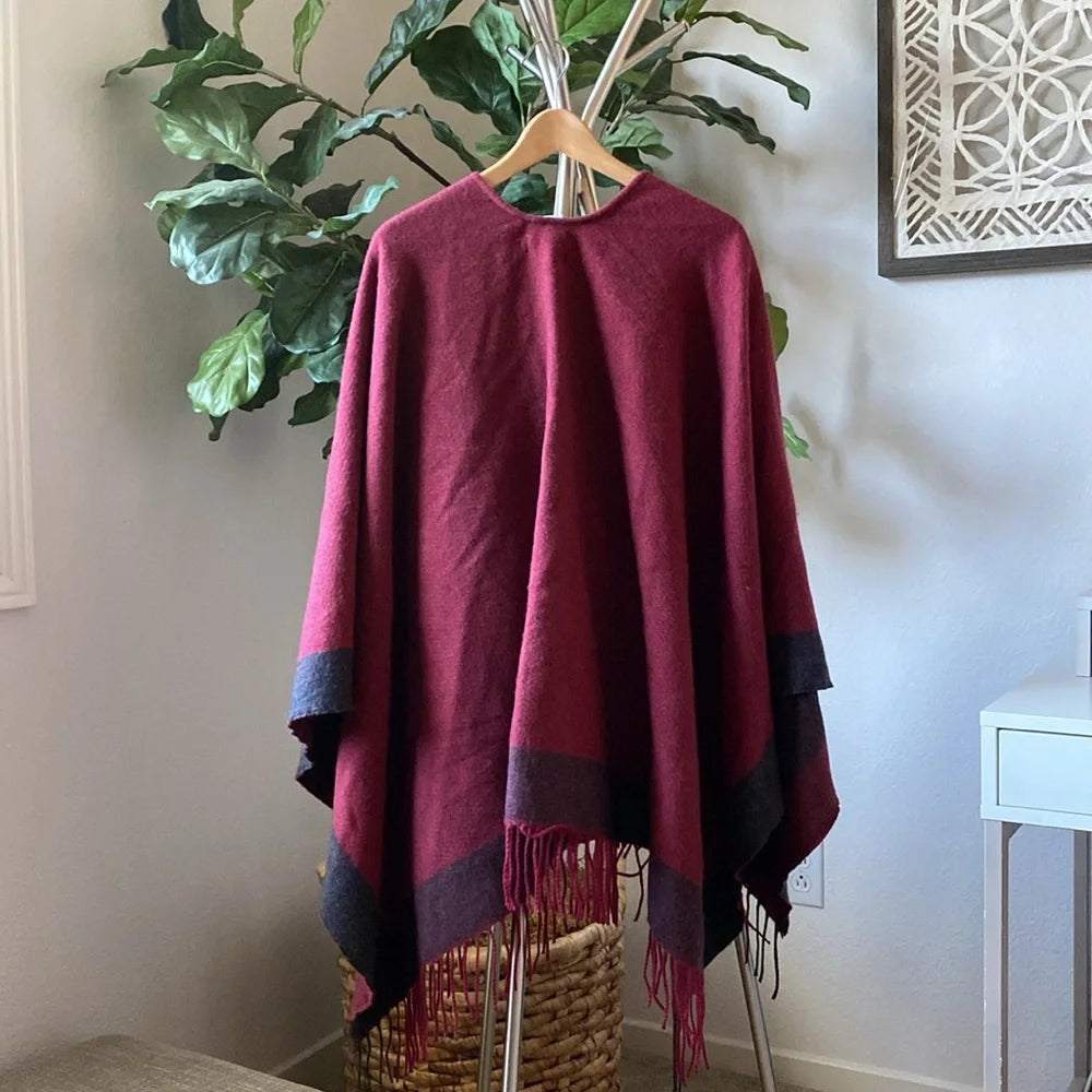 Women's Cozy Poncho by Banana Republic - Cinnamon - One Size
