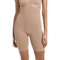 Yummie Seamless Solutions High Waist Thigh Shaper for Women - Almond - Size M/L