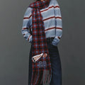 Daily Practice Heritage Patch Game Day Scarf - Blue/Burgundy - One Size