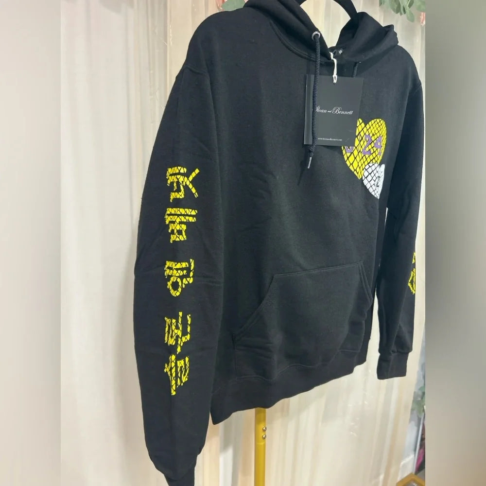 Sloan & Bennett 824 Kobe & Gigi Tribute Hoodie - Black - Large