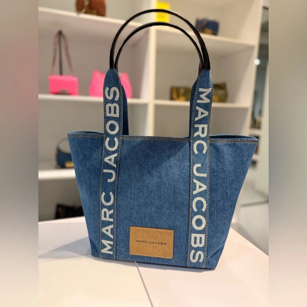 NWT Marc Jacobs large denim tote bag