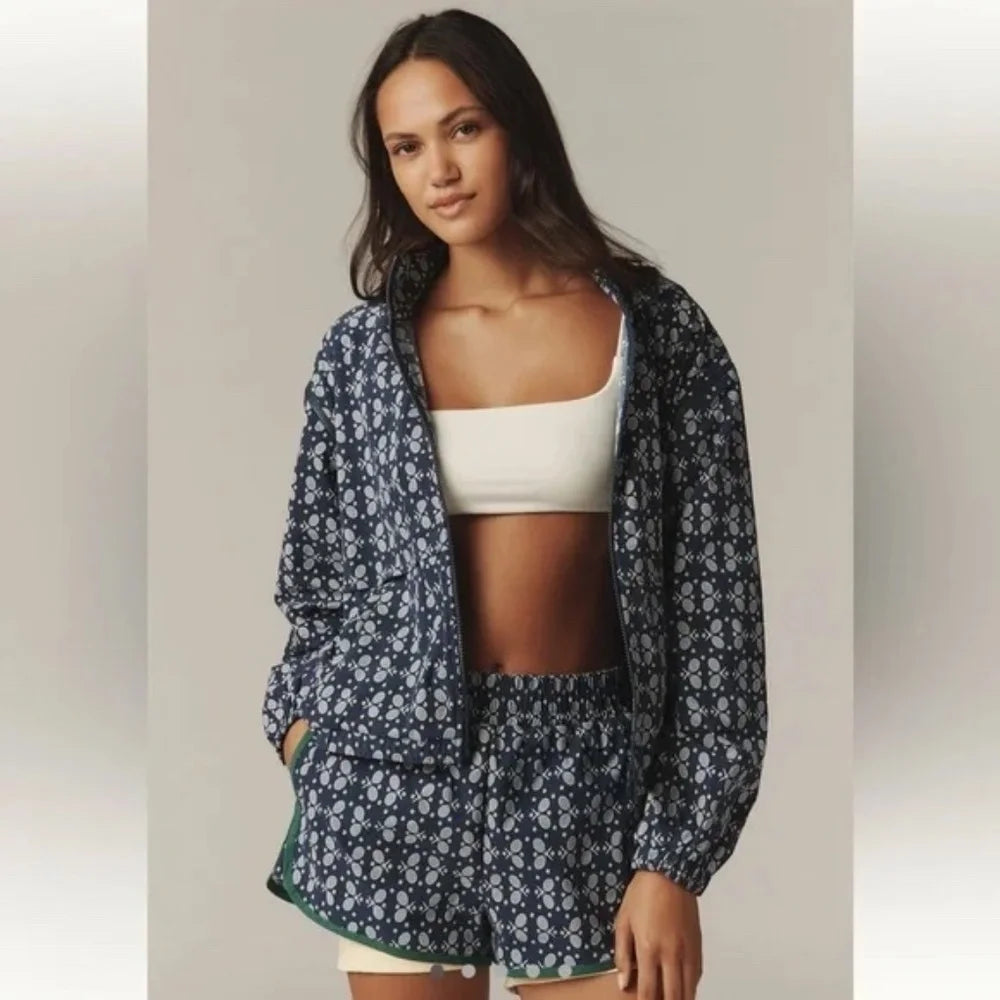 Anthropologie Tretorn Front-Zip Convertible Vest Jacket NWT size Small