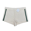 American Eagle Crochet Knit Shorties - Women's M (Cream/Grn)