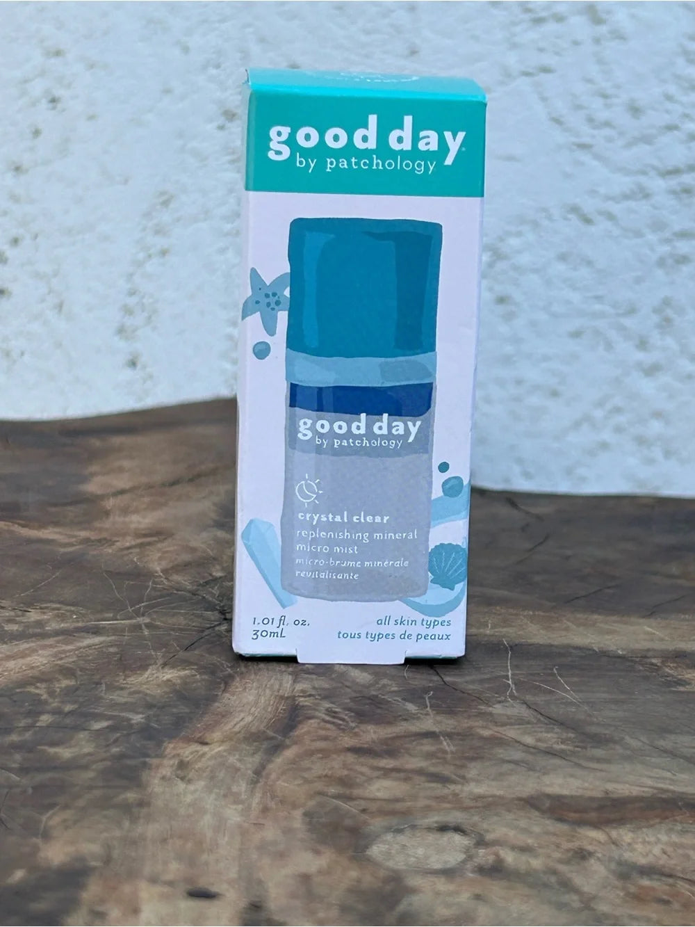 good day by patchology Crystal Clear Mineral Face Mist - 1.01 fl. oz.