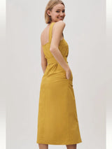Anthropologie Belted Utility Midi Trench Dress   XS