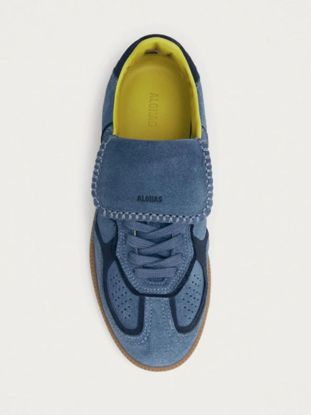 ALOHAS Women's Tb.490 Blue Suede Club Sneaker (Size : 8 - 8.5)