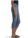 *LEE jeans, Women's Mid Rise 23" Capri, Push Back, 6
