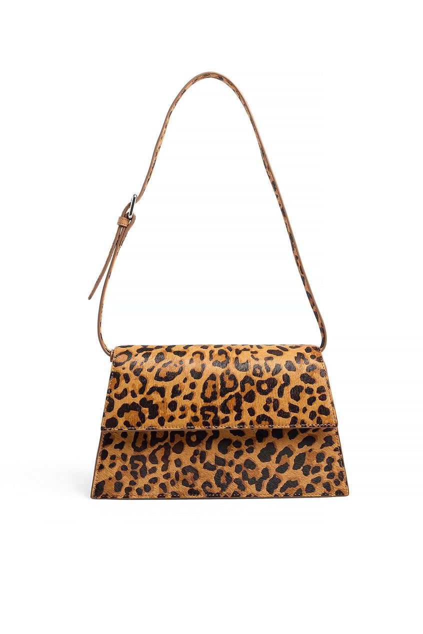 NA-KD Leather Sharp Shoulder Bag