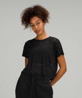 Lululemon Cates Tee *Veil by Lululemon - Black - Size: 4