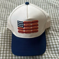 Parke Hot Dog American Flag Hat