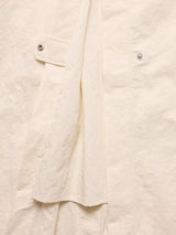 BANANA REPUBLIC | Water Resistant Coat with Bucket Hat in Cream White | S