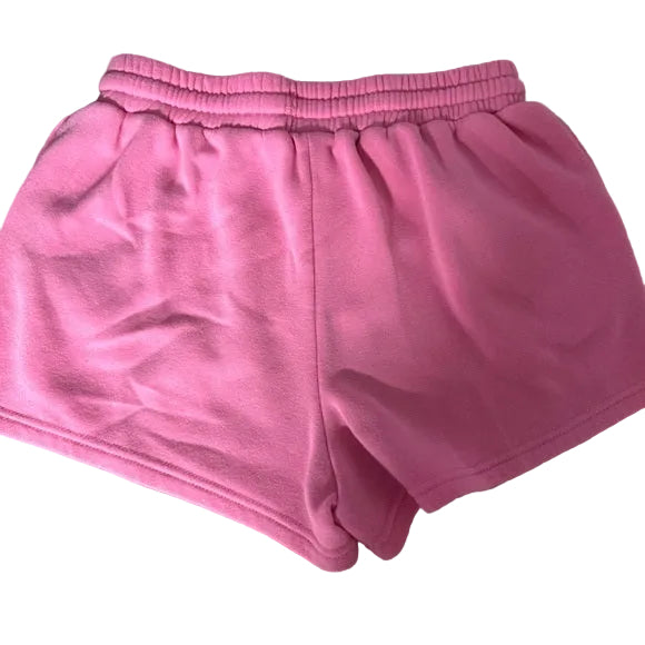 Disney Mickey and Friends Women’s Embroidered Minnie Mouse Pink Shorts | LG