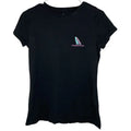 Vineyard Vines Women's Montauk Surf Boards Short-Sleeve Pocket Tee - Black - Size: L