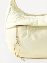ATHLETA | All About Medium Crossbody Hobo Bag | Yellow
