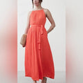 Banana Republic Fine-Gathers Maxi Dress Size: XS