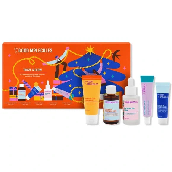 Good Molecules Tinsel and Glow Holiday Set