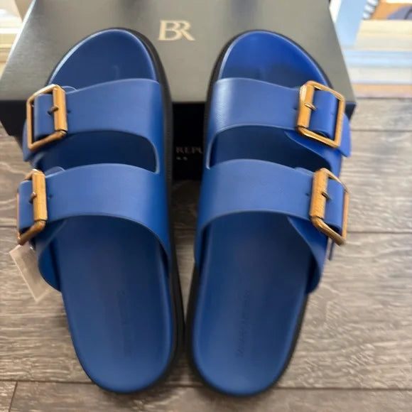 BANANA REPUBLIC | Women's Molded Outsole Sandal in Cape Blue | US 7.5