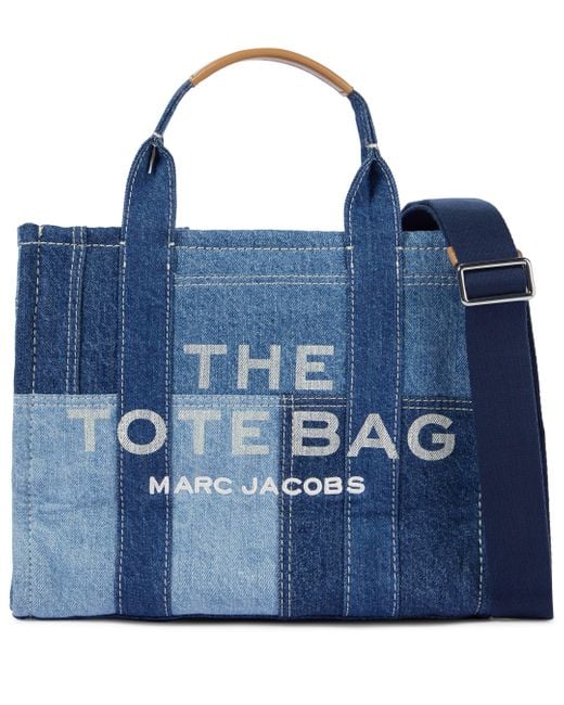 Marc Jacobs, Denim Medium Tote Bag, Blue/Navy-NEW