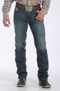 Cinch | Silver Label Slim Fit Dark Stonewash Performance Denim Jean 32X32