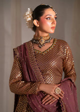 Saaiqa Mauve by Ayesha Closet - Size Small