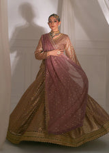 Saaiqa Mauve by Ayesha Closet - Size Small